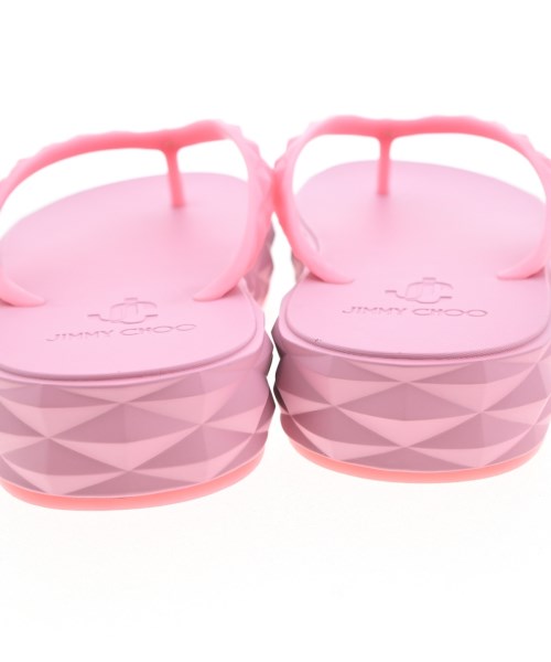 JIMMY CHOO（ジミーチュー）サンダル ピンク サイズ:-(24.5cm位) レディース/2200713526677