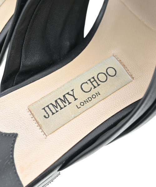 JIMMY CHOO（ジミーチュー）サンダル 黒 サイズ:EU36(22.5cm位) レディース/2200724039074