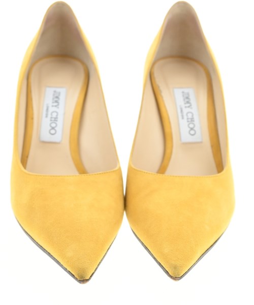JIMMY CHOO（ジミーチュー）パンプス 黄 サイズ:EU37 1/2(24cm位) レディース/2200679757054
