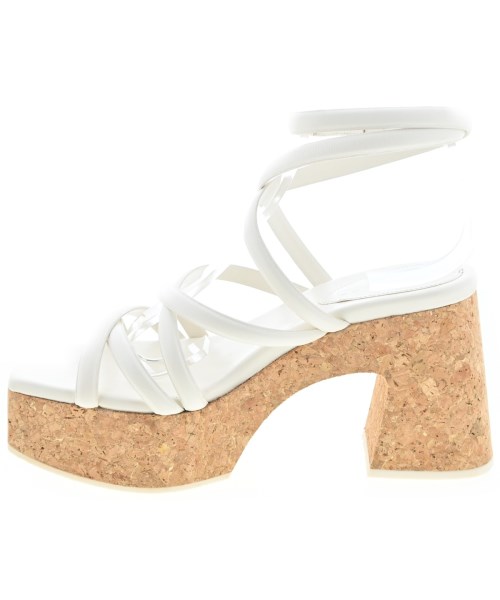 JIMMY CHOO（ジミーチュー）サンダル 白 サイズ:37(23.5cm位) レディース/2200688438012