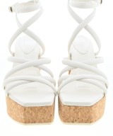 JIMMY CHOO（ジミーチュー）サンダル 白 サイズ:37(23.5cm位) レディース/2200688438012