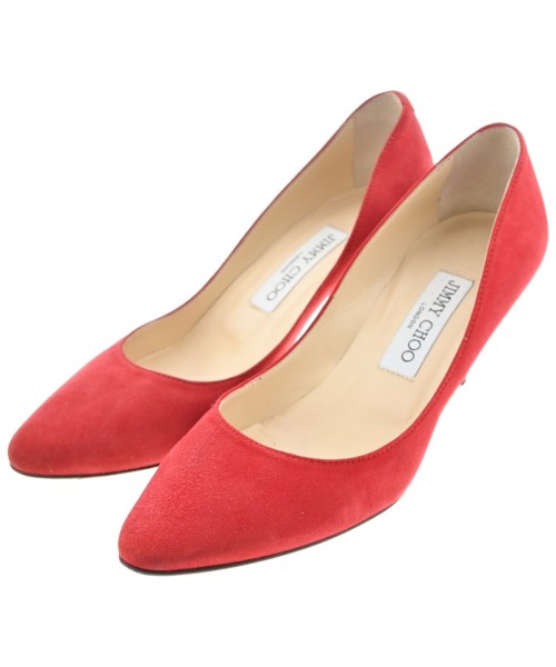 JIMMY CHOO(ジミーチュー)パンプス 赤 サイズ:EU37(23.5cm位)/2200692729113