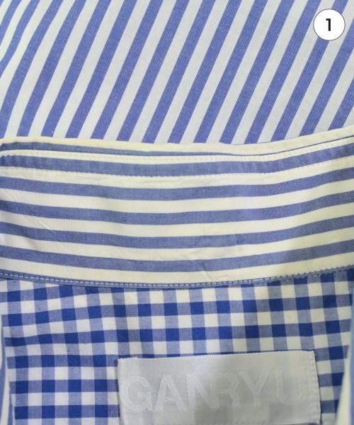 GANRYU（ガンリュウ）カジュアルシャツ 青 サイズ:M メンズ/2200609208205