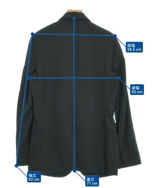 GANRYU（ガンリュウ）テーラードジャケット 黒 サイズ:XS レディース/2200622014043