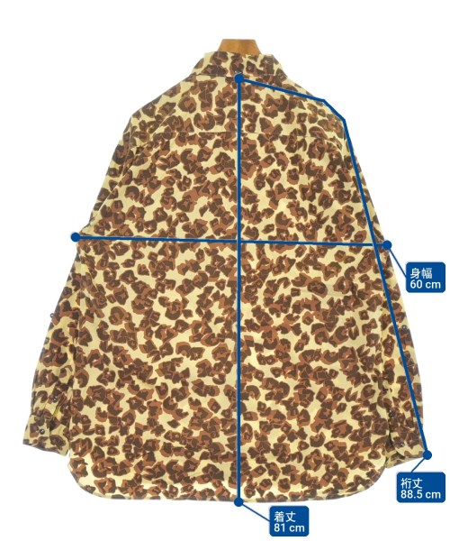 GANRYU（ガンリュウ）カジュアルシャツ 黄 サイズ:-(XL位) メンズ/2200644649148