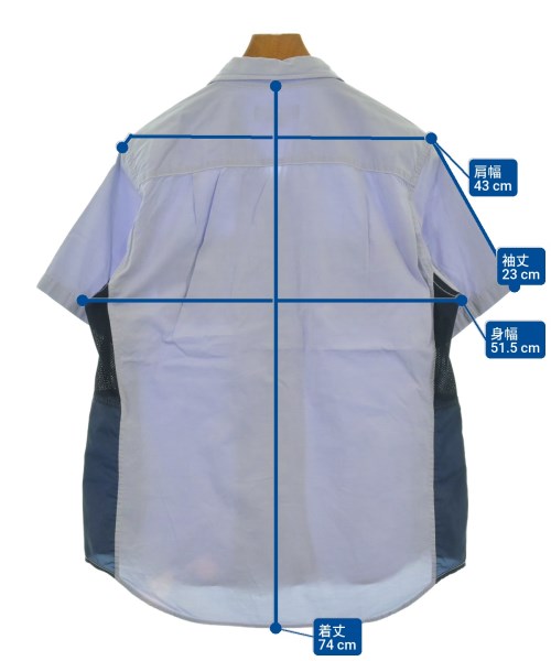 GANRYU（ガンリュウ）カジュアルシャツ 青 サイズ:S メンズ/2200623530023