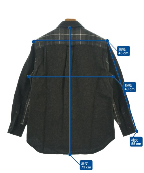 GANRYU（ガンリュウ）カジュアルシャツ 黒 サイズ:S メンズ/2200623811146