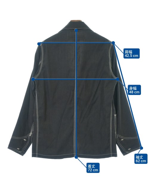 GANRYU（ガンリュウ）テーラードジャケット グレー サイズ:S メンズ/2200673702036