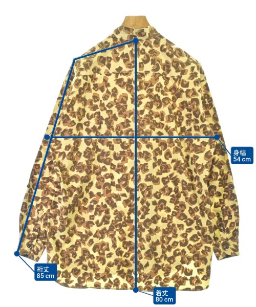 GANRYU（ガンリュウ）カジュアルシャツ 黄 サイズ:M メンズ/2200675703352