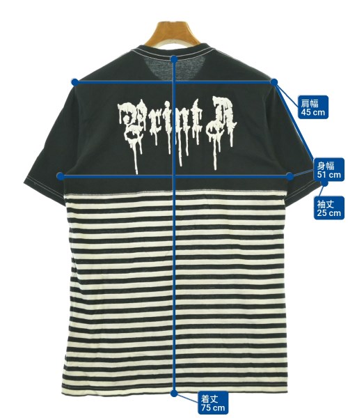 GANRYU（ガンリュウ）Tシャツ・カットソー 黒 サイズ:M メンズ/2200678975053