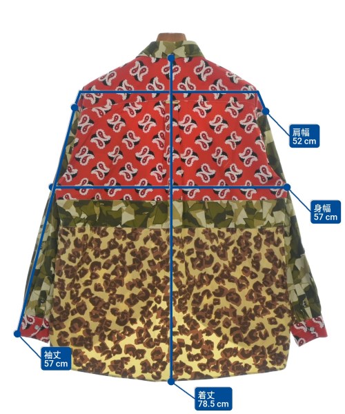 GANRYU（ガンリュウ）カジュアルシャツ カーキ サイズ:S メンズ/2200651253208