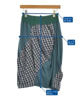 GANRYU（ガンリュウ）ひざ丈スカート 紺 サイズ:S レディース/2200672244049