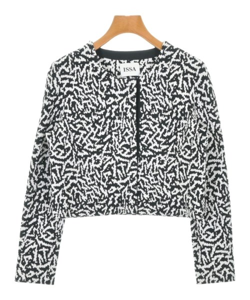 ISSA LONDON(イッサロンドン)ノーカラージャケット 白 サイズ:XS/2200688511029