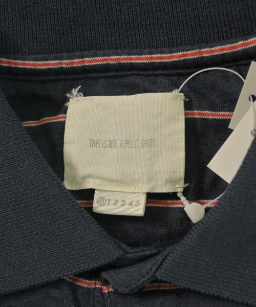 Band Of Outsiders（バンドオブアウトサイダーズ）ポロシャツ 紺 サイズ:0(XS位) メンズ/2200620617796