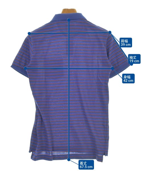 Band Of Outsiders（バンドオブアウトサイダーズ）ポロシャツ 紫 サイズ:0(XS位) メンズ/2200620617802