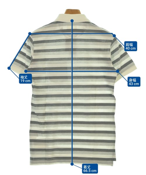 Band Of Outsiders（バンドオブアウトサイダーズ）ポロシャツ グレー サイズ:0(XS位) メンズ/2200620617819