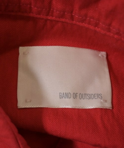 Band Of Outsiders（バンドオブアウトサイダーズ）カジュアルシャツ 赤 サイズ:XS メンズ/2200620617901