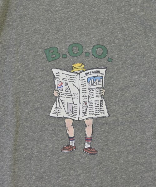 Band Of Outsiders（バンドオブアウトサイダーズ）Tシャツ・カットソー グレー サイズ:0(XS位) メンズ/2200620617987
