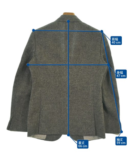 Band Of Outsiders（バンドオブアウトサイダーズ）カジュアルジャケット グレー サイズ:1(S位) メンズ/2200631350101