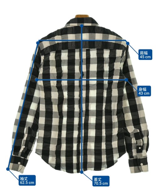 Band Of Outsiders（バンドオブアウトサイダーズ）カジュアルシャツ 黒 サイズ:1(S位) メンズ/2200627521744