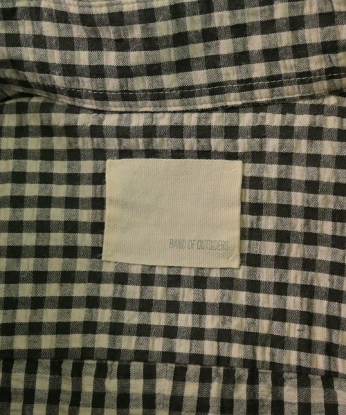Band Of Outsiders（バンドオブアウトサイダーズ）カジュアルシャツ 黒 サイズ:0(XS位) メンズ/2200627521805