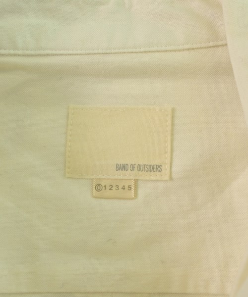 Band Of Outsiders（バンドオブアウトサイダーズ）カジュアルシャツ 白 サイズ:0(XS位) メンズ/2200641800306