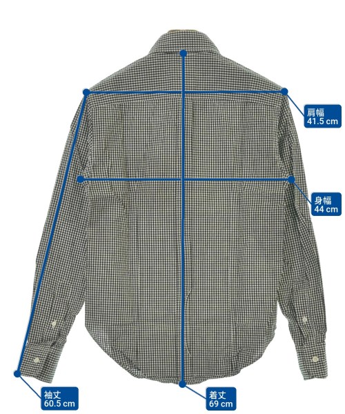 Band Of Outsiders（バンドオブアウトサイダーズ）カジュアルシャツ 黒 サイズ:XS メンズ/2200641800399