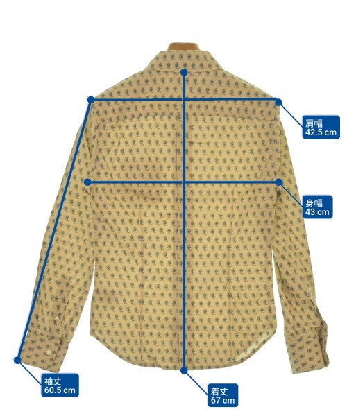 Band Of Outsiders（バンドオブアウトサイダーズ）カジュアルシャツ ベージュ サイズ:0(XS位) メンズ/2200641800405