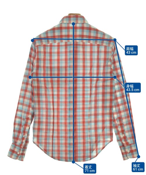 Band Of Outsiders（バンドオブアウトサイダーズ）カジュアルシャツ 白 サイズ:0(XS位) メンズ/2200641800412