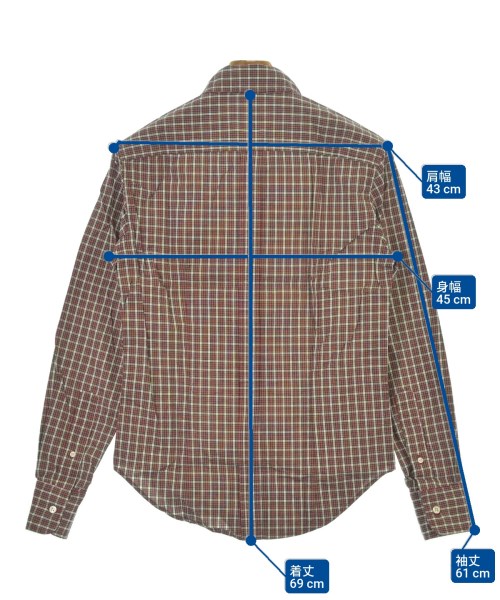 Band Of Outsiders（バンドオブアウトサイダーズ）カジュアルシャツ 赤 サイズ:XS メンズ/2200641800443