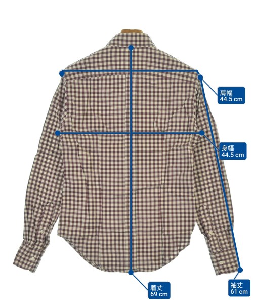 Band Of Outsiders（バンドオブアウトサイダーズ）カジュアルシャツ 白 サイズ:0(XS位) メンズ/2200641800467