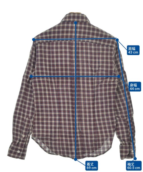 Band Of Outsiders（バンドオブアウトサイダーズ）カジュアルシャツ 紺 サイズ:XS メンズ/2200641800504