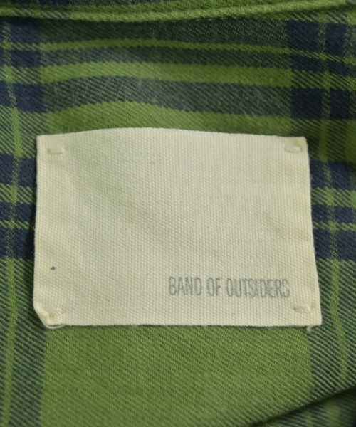 Band Of Outsiders（バンドオブアウトサイダーズ）カジュアルシャツ 緑 サイズ:XS メンズ/2200641800511