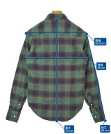 Band Of Outsiders（バンドオブアウトサイダーズ）カジュアルシャツ 緑 サイズ:0(XS位) メンズ/2200641800542