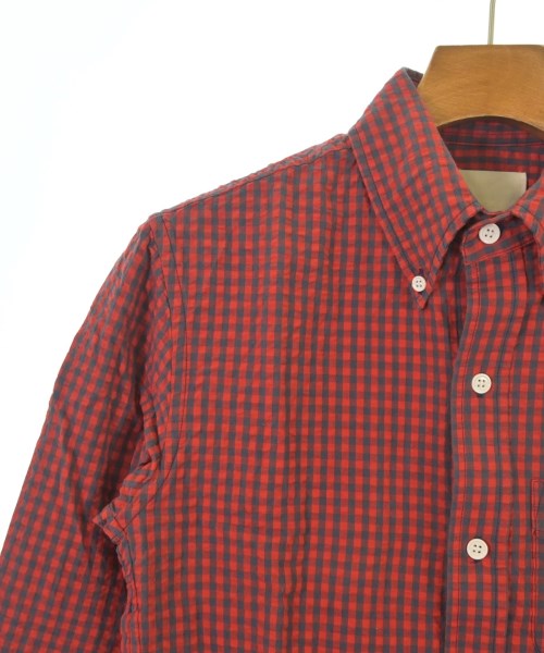 Band Of Outsiders（バンドオブアウトサイダーズ）カジュアルシャツ 赤 サイズ:0(XS位) メンズ/2200641800610
