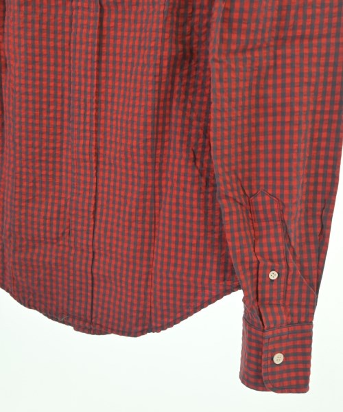 Band Of Outsiders（バンドオブアウトサイダーズ）カジュアルシャツ 赤 サイズ:0(XS位) メンズ/2200641800610