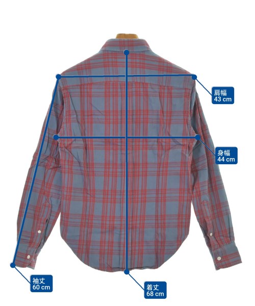 Band Of Outsiders（バンドオブアウトサイダーズ）カジュアルシャツ 青 サイズ:XS メンズ/2200641800627