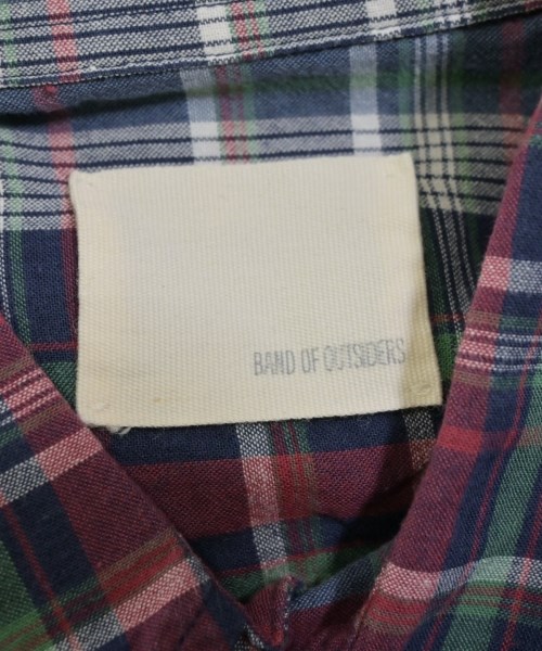 Band Of Outsiders（バンドオブアウトサイダーズ）カジュアルシャツ 紺 サイズ:0(XS位) メンズ/2200632927616