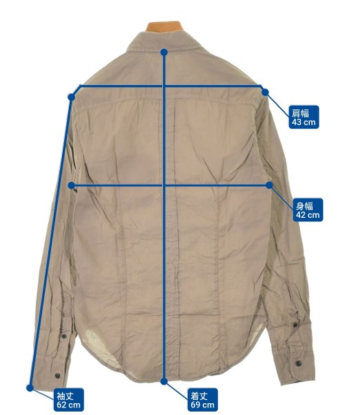 Band Of Outsiders（バンドオブアウトサイダーズ）カジュアルシャツ 茶 サイズ:XS メンズ/2200632927678