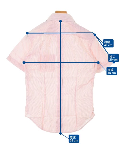 Band Of Outsiders（バンドオブアウトサイダーズ）カジュアルシャツ 赤 サイズ:XS メンズ/2200632927692