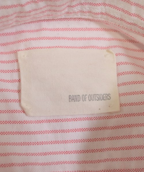 Band Of Outsiders（バンドオブアウトサイダーズ）カジュアルシャツ 白 サイズ:S メンズ/2200632927722