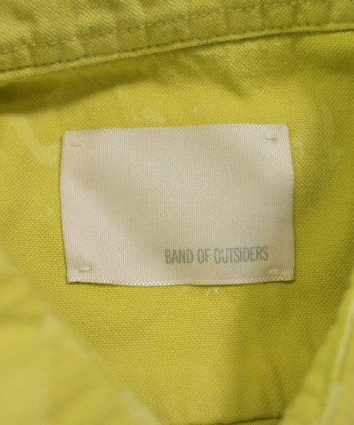 Band Of Outsiders（バンドオブアウトサイダーズ）カジュアルシャツ 黄 サイズ:XS メンズ/2200632927746