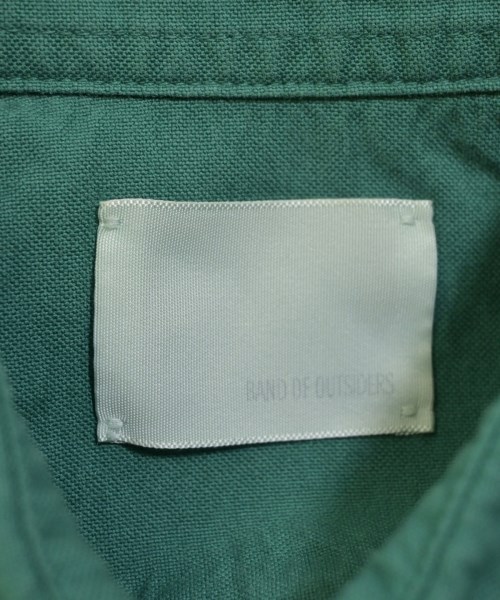 Band Of Outsiders（バンドオブアウトサイダーズ）カジュアルシャツ 緑 サイズ:0(XS位) メンズ/2200632927753