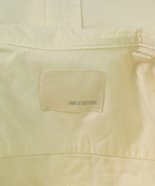 Band Of Outsiders（バンドオブアウトサイダーズ）カジュアルシャツ 白 サイズ:0(XS位) メンズ/2200632927760