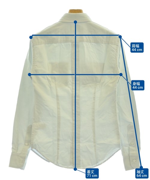 Band Of Outsiders（バンドオブアウトサイダーズ）カジュアルシャツ 青 サイズ:0(XS位) メンズ/2200612077188