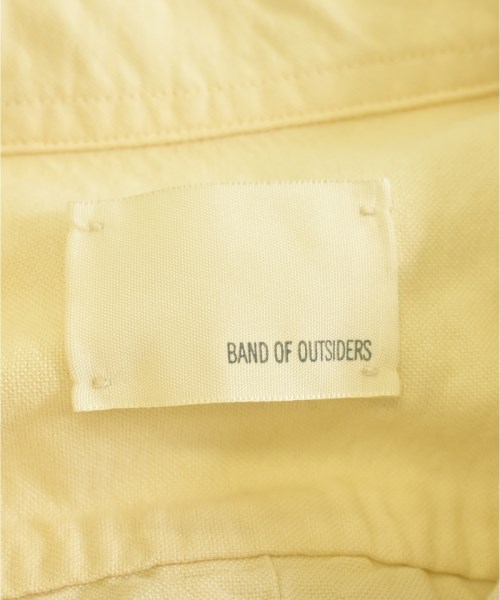Band Of Outsiders（バンドオブアウトサイダーズ）カジュアルシャツ 黄 サイズ:XS メンズ/2200612077195