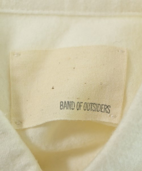 Band Of Outsiders（バンドオブアウトサイダーズ）カジュアルシャツ 白 サイズ:0(XS位) メンズ/2200625495085