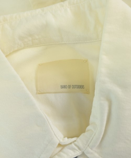 Band Of Outsiders（バンドオブアウトサイダーズ）カジュアルシャツ 白 サイズ:0(XS位) メンズ/2200625495115