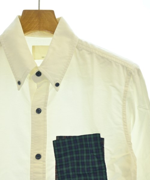 Band Of Outsiders（バンドオブアウトサイダーズ）カジュアルシャツ 白 サイズ:0(XS位) メンズ/2200625495115