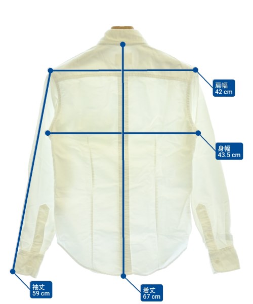 Band Of Outsiders（バンドオブアウトサイダーズ）カジュアルシャツ 白 サイズ:XS メンズ/2200625495122